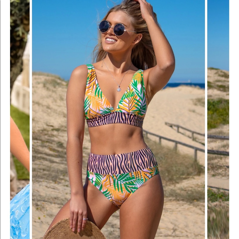 Brand new high rise bathing suit